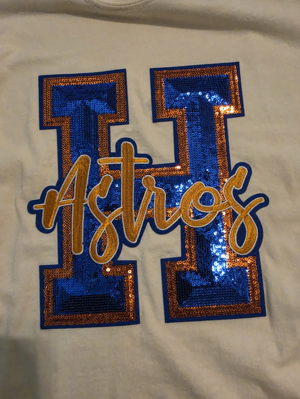 Houston Astros 8 Shirt Bundle Sequin' Crystal And Burn-out Tees